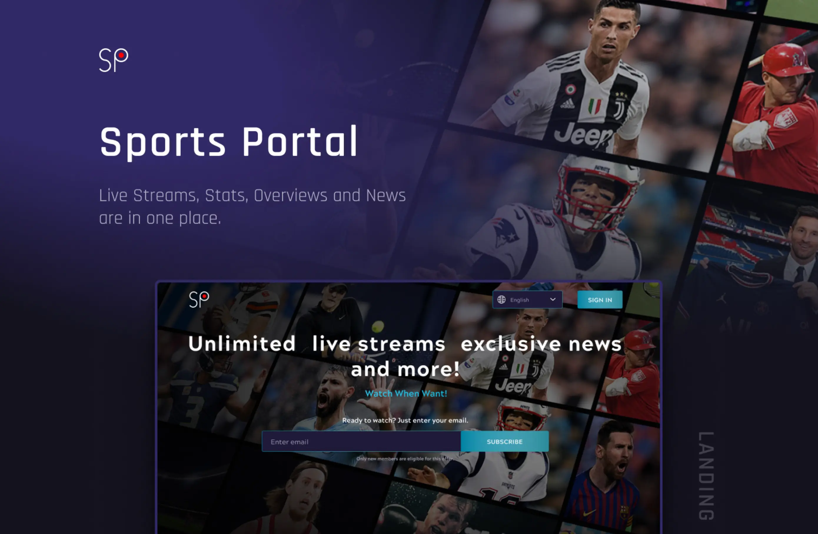 Custom Sports News Portal Development