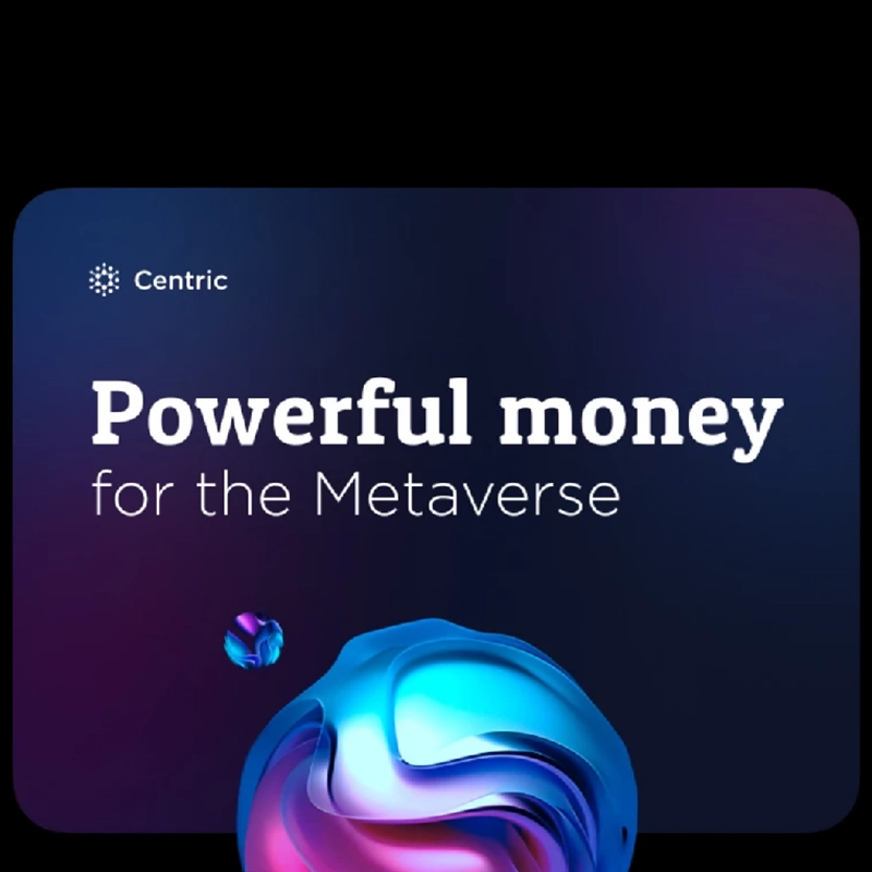 Centric Crypto landing page web design