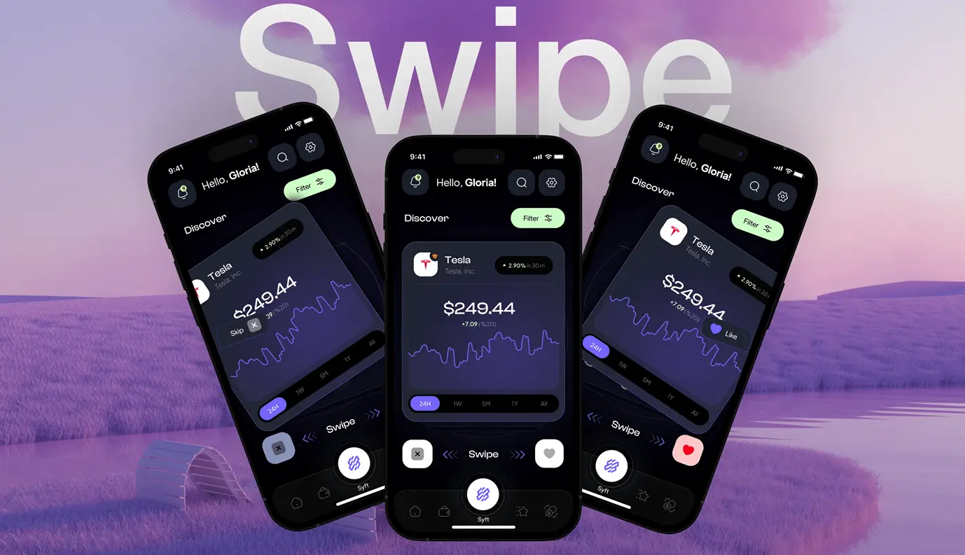 UI animation for crypto projects